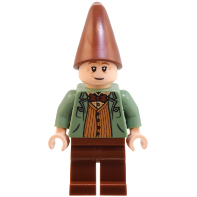 arthur weasley - sand green open jacket reddish brown legs and hat