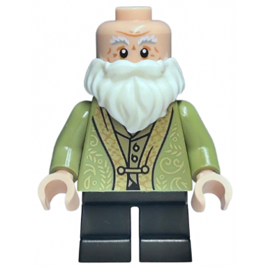 professor filius flitwick - olive green suit black short legs