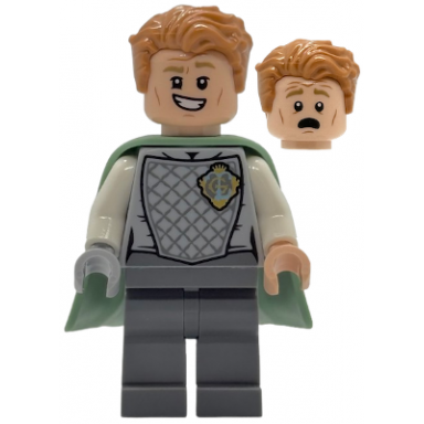 gilderoy lockhart - sand green flexible rubber cape