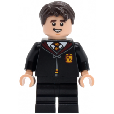 neville longbottom - gryffindor robe clasped black medium legs