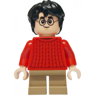 harry potter - red sweater dark tan short legs