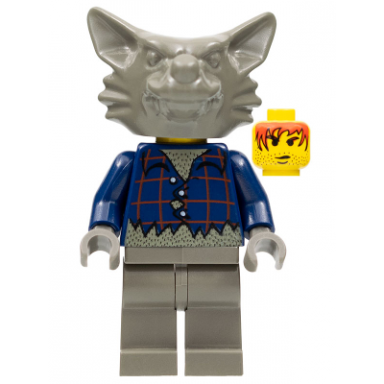 werewolf dark gray head
