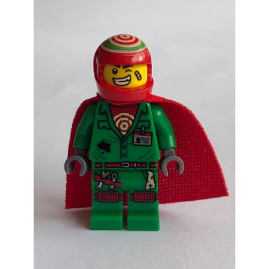 douglas elton el fuego - coveralls with helmet and cape