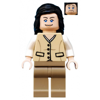 marion ravenwood - tan vest dark tan legs
