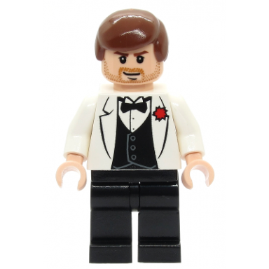 indiana jones - white tuxedo jacket