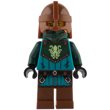 kraken warrior - female reddish brown helmet
