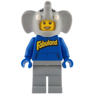 elton elephant costume girl
