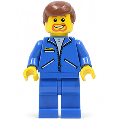 jacket blue - blue legs reddish brown male hair brown facial hair commentator