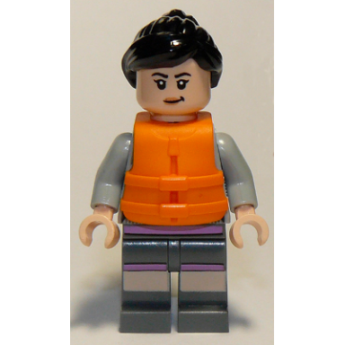 yasmina yaz fadoula - light bluish gray jacket dark bluish gray legs orange life jacket