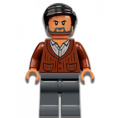 dr henry wu - reddish brown cardigan