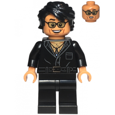 dr ian malcolm - partially open shirt with pocket