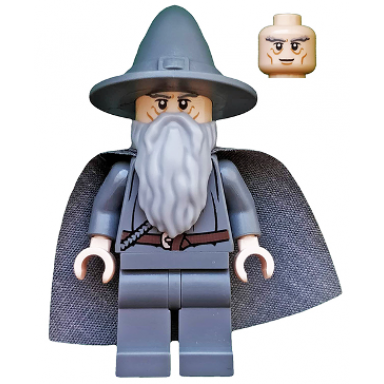 gandalf the grey - wizard witch hat short cheek lines