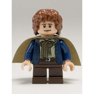 peregrin took pippin - olive green cape