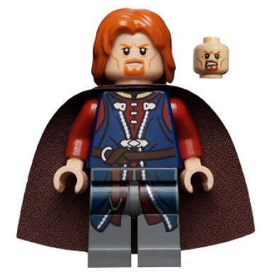 boromir - dark bluish gray legs