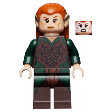 tauriel dark green and dark brown outfit