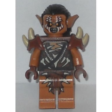 gundabad orc - hair and shoulder spikes