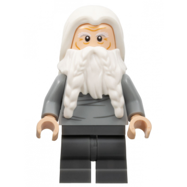 gloin the dwarf - white hair