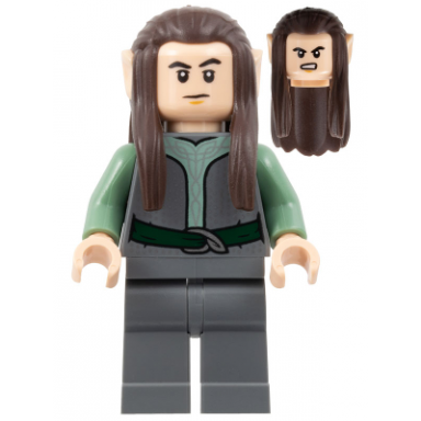 rivendell elf - male dark bluish gray shirt and legs