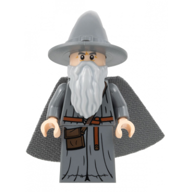 gandalf the grey - wizard witch hat robe spongy cape