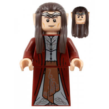 elrond - dark red robe
