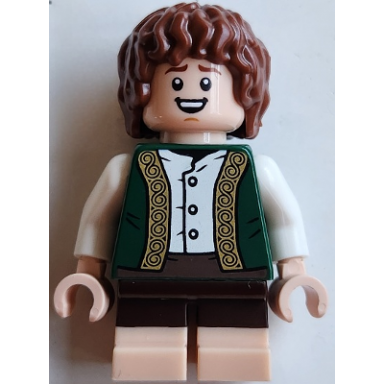 peregrin took pippin - dark green vest