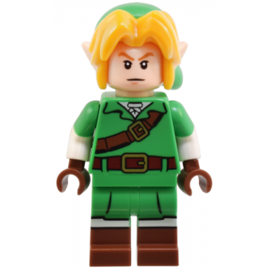 link - bright green tunic