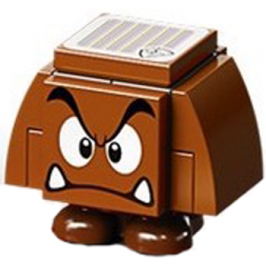 goomba dark bluish gray interior pieces - angry
