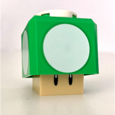 1-up mushroom super mario series 3 character only