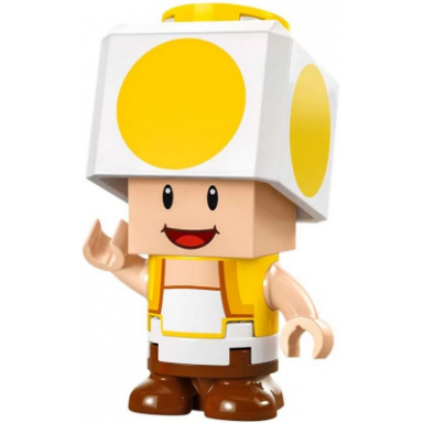 yellow toad - happy standing