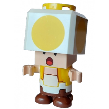 yellow toad - surprised
