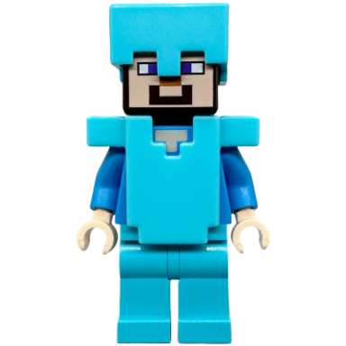 steve - medium azure legs helmet and armor