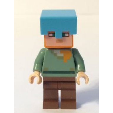 alex - reddish brown legs medium azure helmet