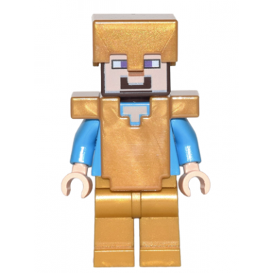 steve - pearl gold legs helmet and armor