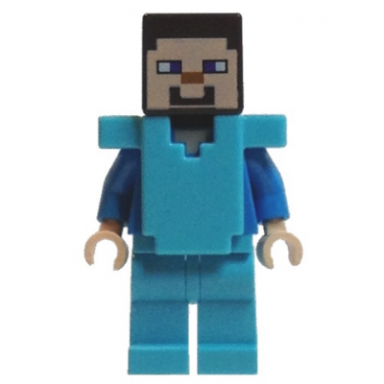 steve - medium azure legs and armor