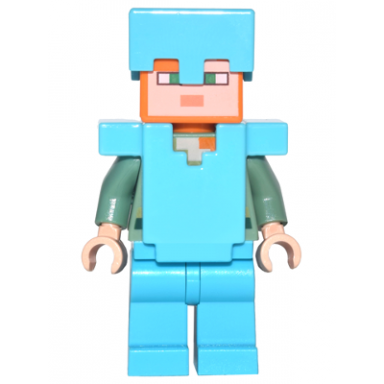 alex - medium azure legs helmet and armor