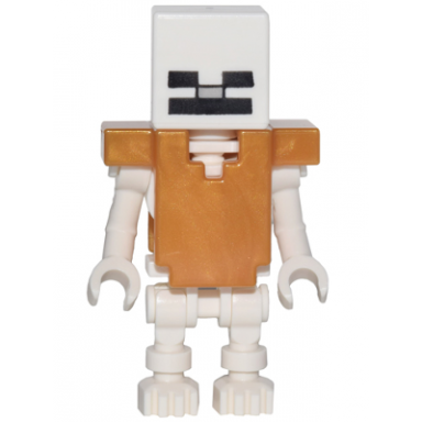 skeleton minecraft - pearl gold armor