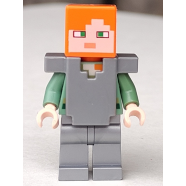 alex - flat silver legs and armor