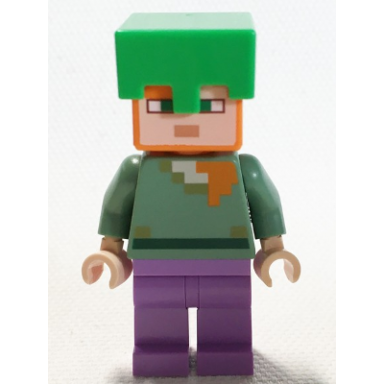 alex - medium lavender legs bright green helmet