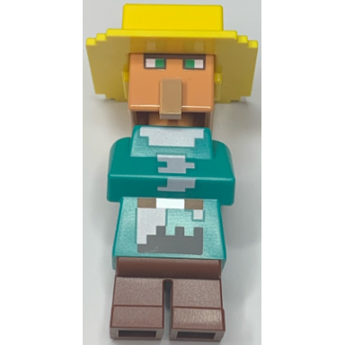 villager farmer - snow biome outfit yellow hat