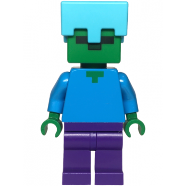 zombie - dark purple legs medium azure helmet