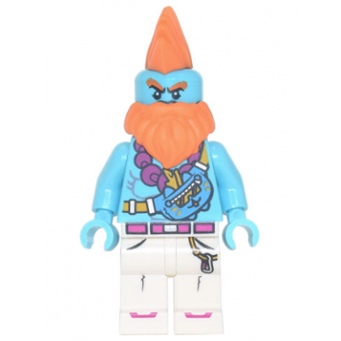 sandy - medium azure torso with necklace and pouch