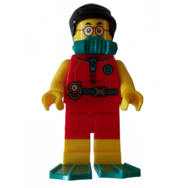 mr tang - red diving suit