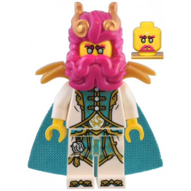dragon of the east - legs dark turquoise cape