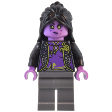 spider queen - black hair dark bluish gray legs