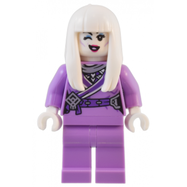 white bone demon - medium lavender outfit