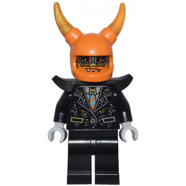 gold horn demon - helmet