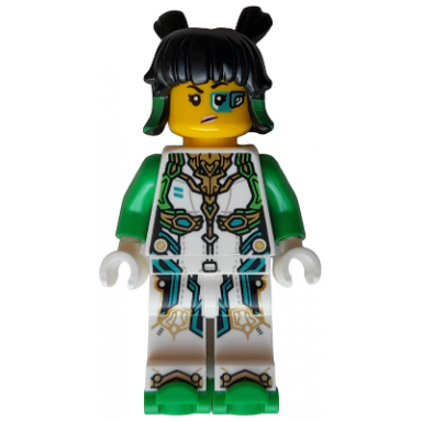 mei - dragon armor suit bright green roller skates