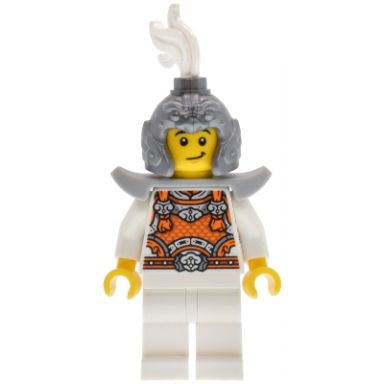 celestial warrior - flat silver helmet
