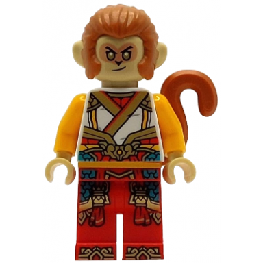 monkey king - gold red and white armor outfit