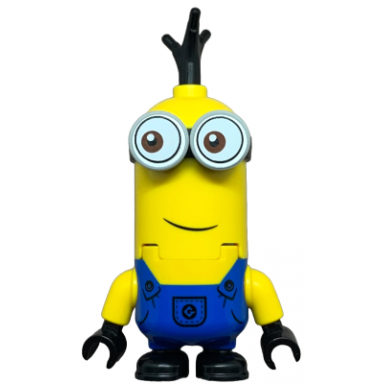 minion - tall blue overalls eyes looking sideways